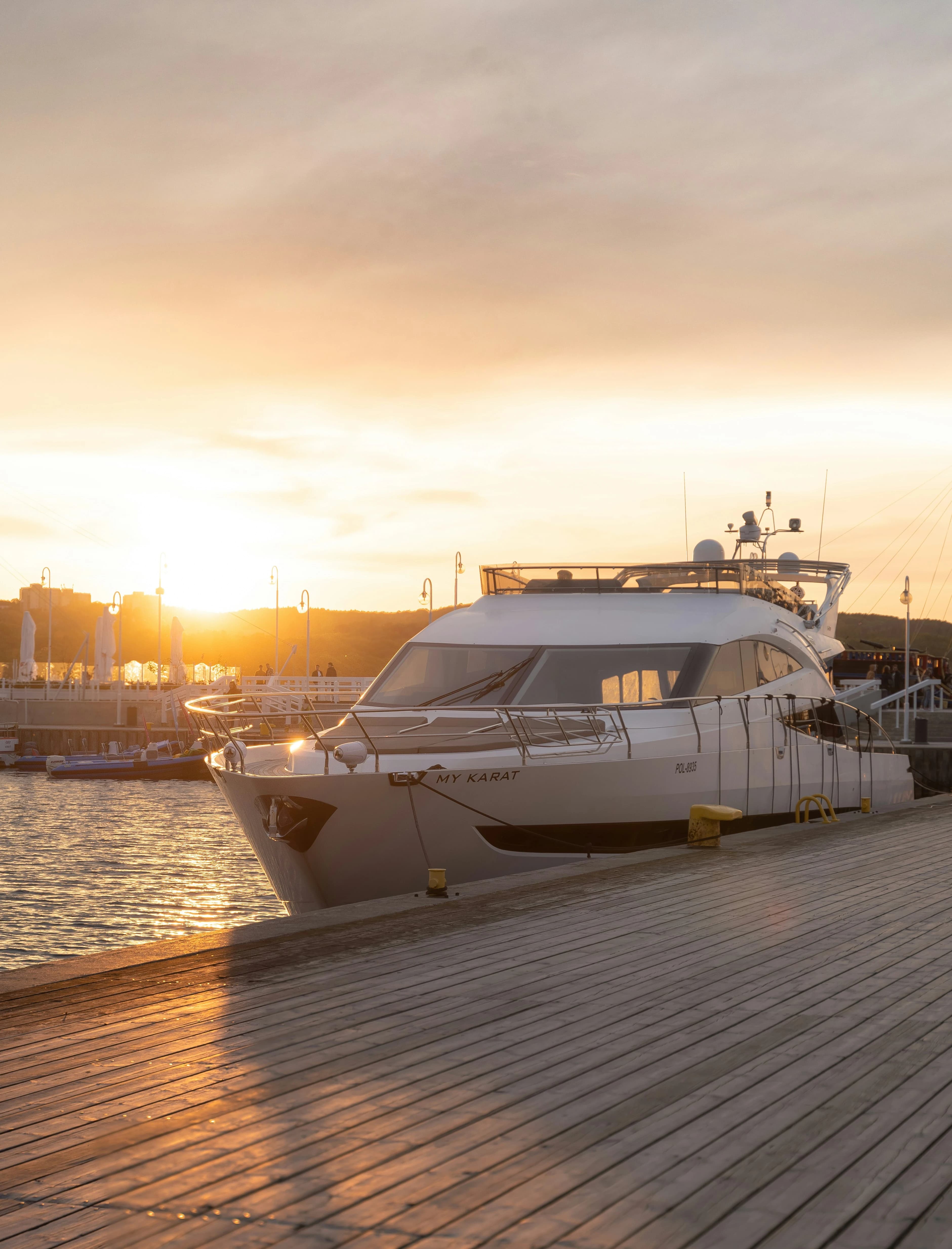 Sunset at the Marina